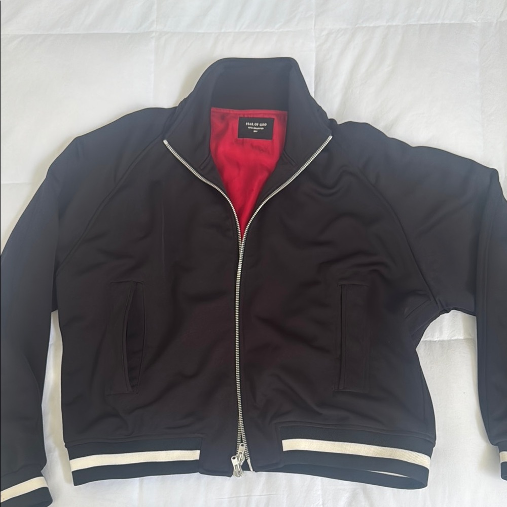 FEAR OF GOD Fifth Collection Double Knit Silk Lined Track Jacket FOG sz S
